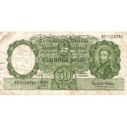 ARGENTINA - PICK 271 - 50 PESOS - UNDATED (1955-68) - SERIES C