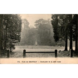 60500 - FORÊT DE CHANTILLY - ROND-POINT DE LA TABLE RONDE