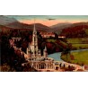 65100 - LOURDES - DIE BASILIKA VON DER BURG AUS GESEHEN