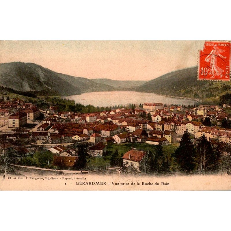 88400 - GERARDMER - ANSICHT VOM ROCHE DU RAIN