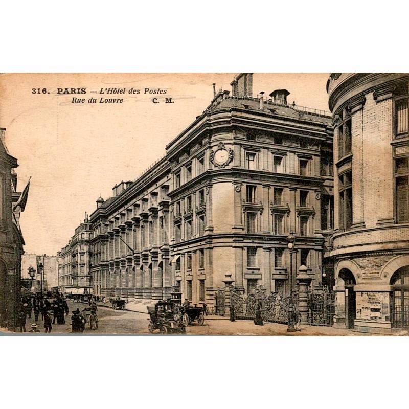 75000 - PARIS - L'HÔTEL DES POSTES - RUE DU LOUVRE