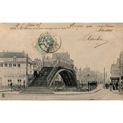 51100 - REIMS - THE FOOTBRIDGE AND THE SWING BRIDGES (RUE DE VESLE)