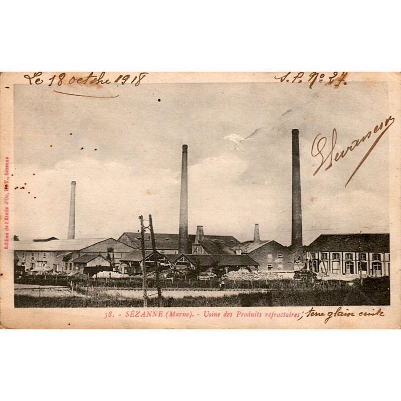 51120 - SEZANNE - REFRACTORY PRODUCTS FACTORY (1918)