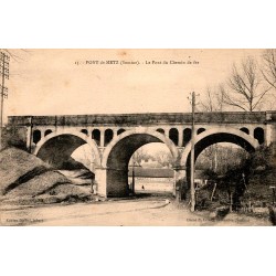 80480 - PONT-DE-MET - LE PONT DU CHEMIN DE FER