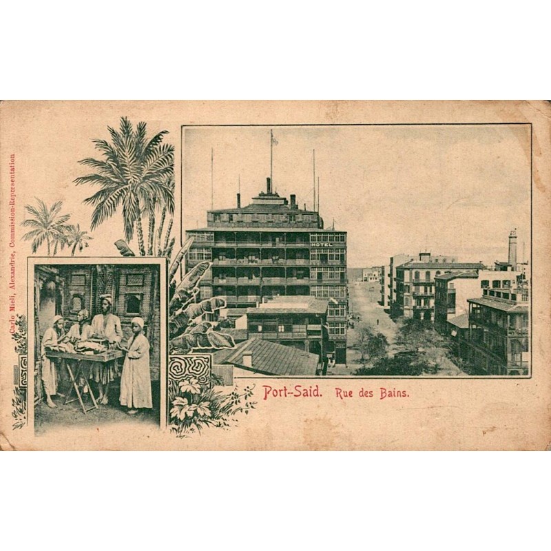 8525503 - EGYPTE - PORT-SAID - RUE DES BAINS