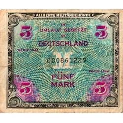 GERMANY - PICK 193 a - 5 MARK 1944