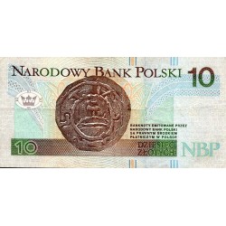 POLOGNE - PICK 173 a - 10 ZLOTYCH - 25.03.1994 (1995)