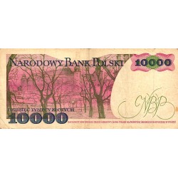 POLAND - PICK 151 b - 10.000 ZLOTYCH - 1/12/1988