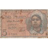 ALGERIE - PICK 94 b - 5 FRANCS - 02/10/1944