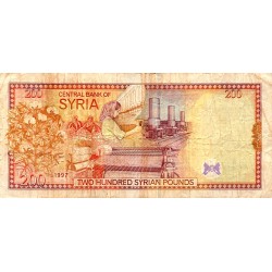 SYRIA - PICK 109 - 200 POUNDS - AH1418/1997