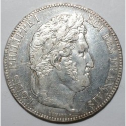 5 FRANCS 1842 W - LOUIS PHILIPPE 1er - Tête laurée - TRES TRES BEAU +