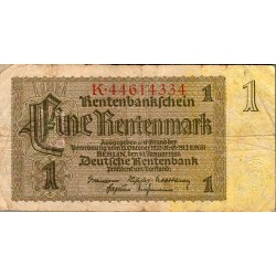 DEUTSCHLAND - PICK 173 b - 1 RENTENMARK - 30/01/1937