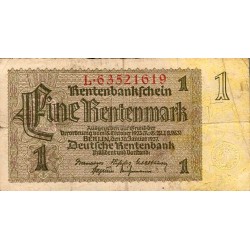 DEUTSCHLAND - PICK 173 b - 1 RENTENMARK - 30/01/1937