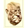 CARTE POSTALE MODERNE - CARICATURE - JEAN GABIN -  'LES GRANDES GUEULES' - 103