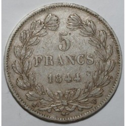 FRANKREICH - KM 749 - 5 FRANCS 1844 W - Lille - LOUIS PHILIPPE 1.