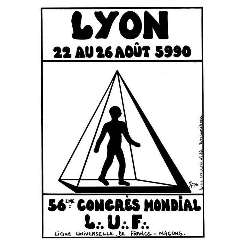 FREIMAUREREI - LYON - 22. BIS 26. AUGUST 5990