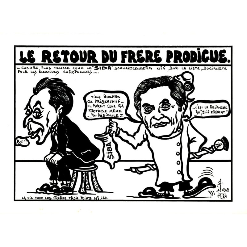 FRANC-MACONNERIE - 'LE RETOUR DU FRERE PRODIGUE' - Schwartzenberg - Rocard - Ex.55