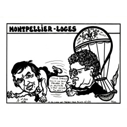 FRANC-MACONNERIE - MONTPELLIER-LOGES - DESSIN DE JACQUES LARDIE - EX 62/85