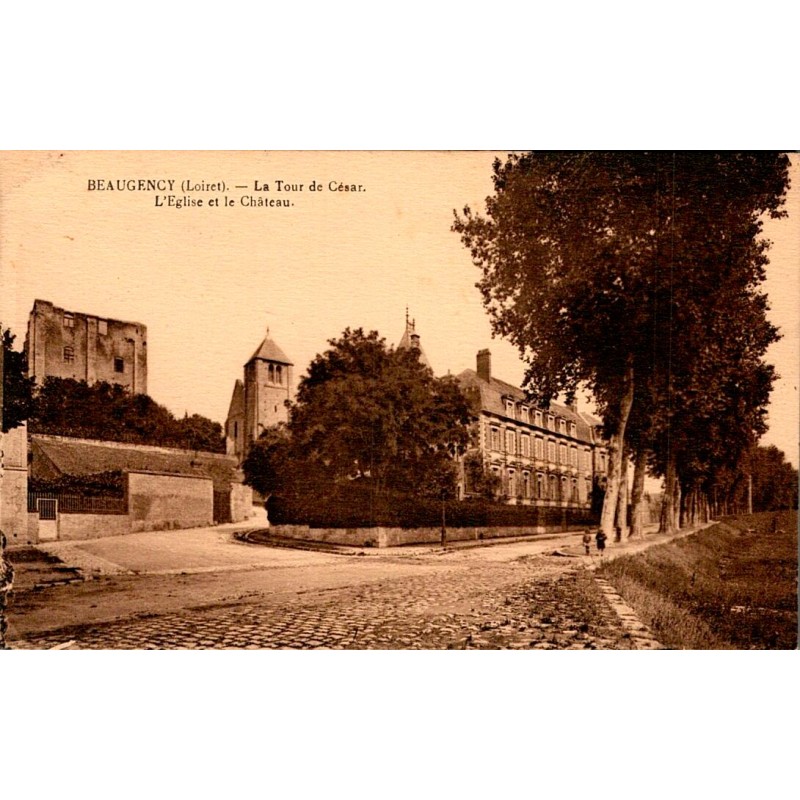 45190 - BEAUGENCY - CAESAR'S TOWER - CHURCH AND CASTLE