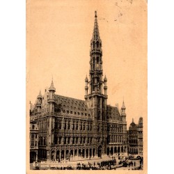 1000 - BRUXELLES - LA GRAND'PLACE - COTÉ OUEST - L'HOTEL DE VILLE