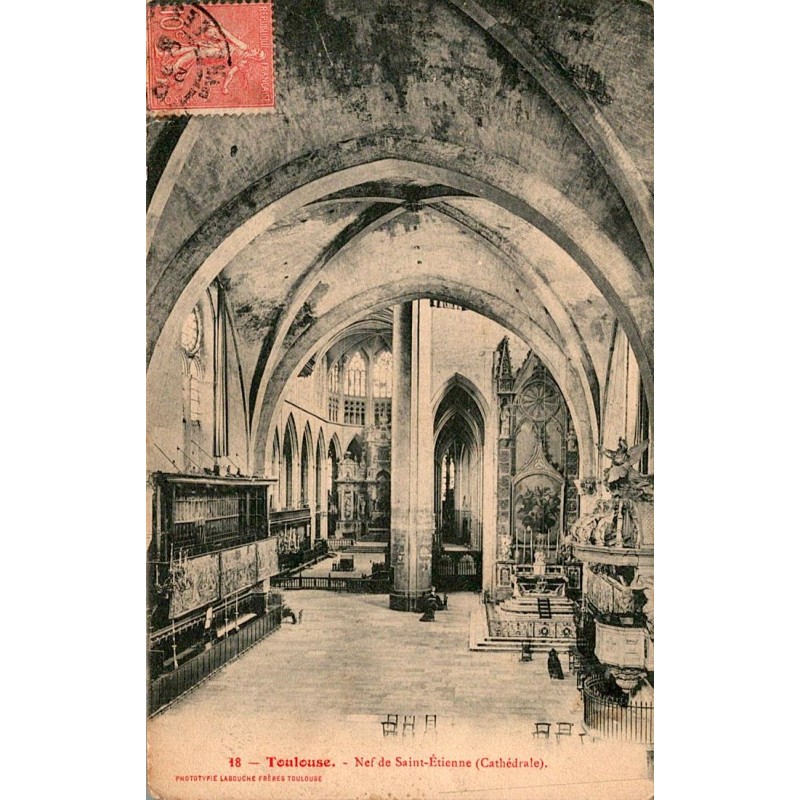 31000 - TOULOUSE - NEF DE SAINT-ÉTIENNE (CATHÉDRALE)