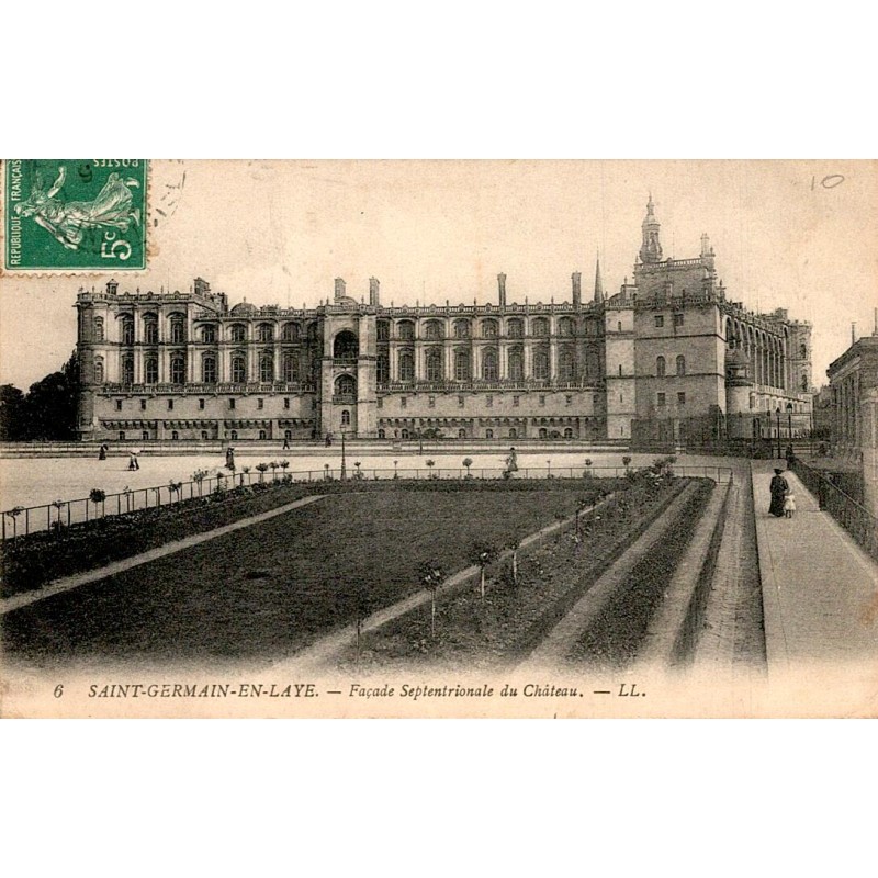 78100 - SAINT-GERMAIN-EN-LAYE - NORDFASSADE DES SCHLOSSES