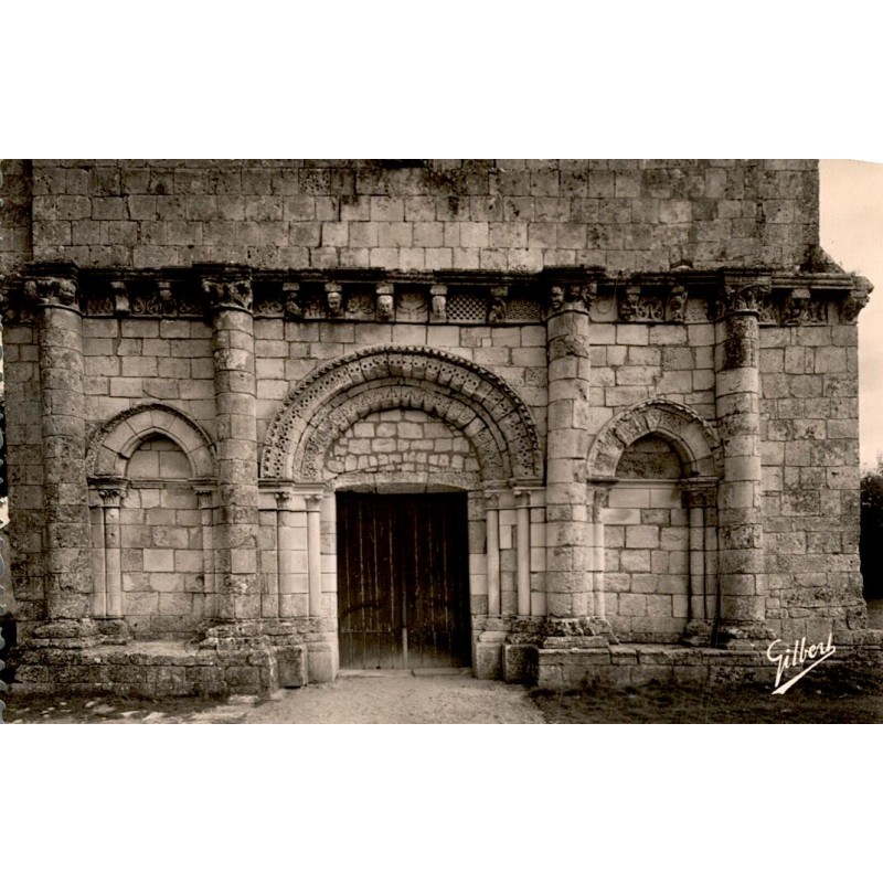 17460 - RÉTAUD - L'ÉGLISE XIIe SIECLE - FACADE - TYMPAN DU PORTAIL