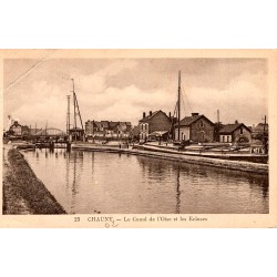 02300 - CHAUNY - LE CANAL DE L'OISE ET LES ECLUSES