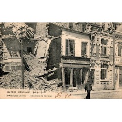 02300 - CHAUNY - GUERRE MONDIALE 1914-1918 - FAUBOURG DU BROUAGE