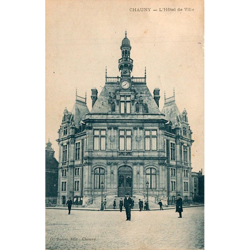 02300 – CHAUNY – RATHAUS - 1905