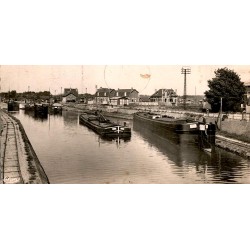 02300 - CHAUNY - VIEW ON THE CANAL - 1950