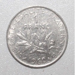 GADOURY 474 - 1 FRANC 1960 - TYPE SEMEUSE - Grand O - KM 925.1