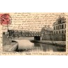 02300 - CHAUNY - LE PONT DU CANAL - 1904