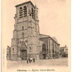 02300 - CHAUNY - L'EGLISE ST-MARTIN