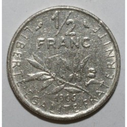 GADOURY 429 - 1/2 FRANC 1966 TYPE SEMEUSE - TB - KM 931.1