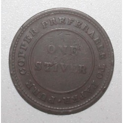 GUYANA - KM Tn1 - 1 Stiver 1838