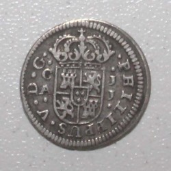 ESPAGNE - KM 311 - 1/2 REAL 1719 - Philippe V