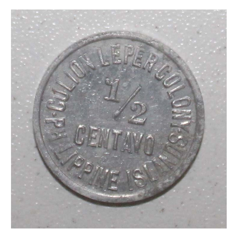 PHILIPPINEN - KM 1 - 1/2 CENTAVO 1913