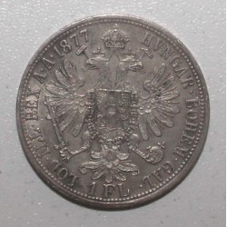 AUSTRIA - KM 2222 - 1 Florin 1877 - Franz Joseph