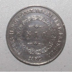 BRAZIL - KM 458 - 500 REIS 1852