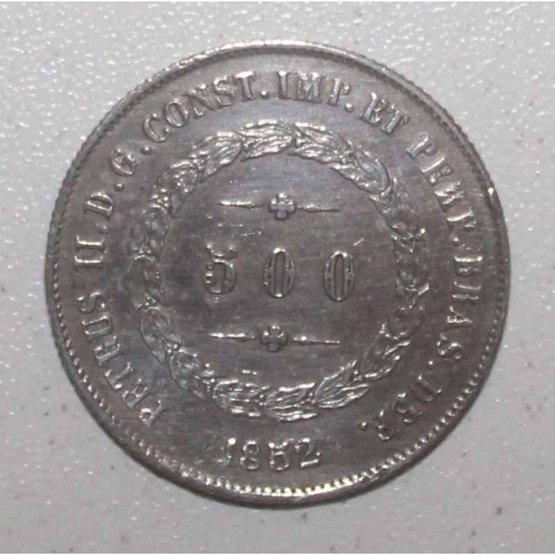 BRASILIEN - KM 458 - 500 REIS 1852