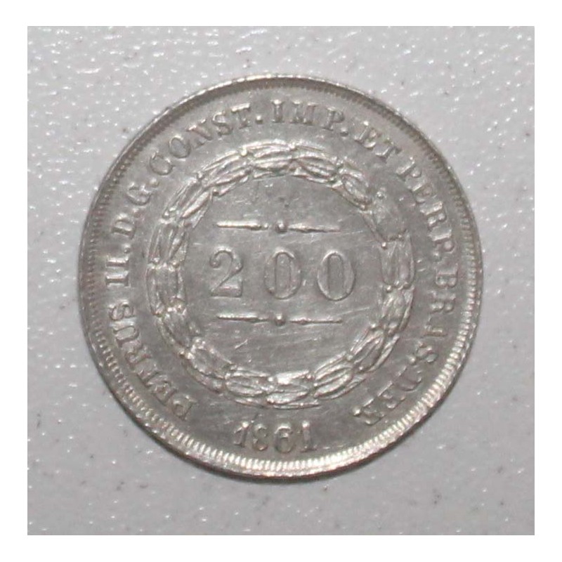 BRAZIL - KM 469 - 200 REIS 1861