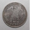 ALLEMAGNE - KM 138 - 5 MARK 1974 F - Stuttgart - 25 ans de la Constitution