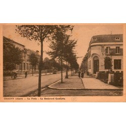 02300 - CHAUNY - LA POSTE - LE BOULEVARD GAMBETTA