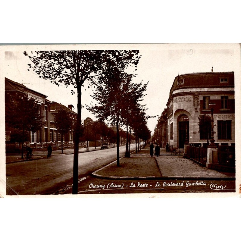 02300 - CHAUNY - LA POSTE - LE BOULEVARD GAMBETTA