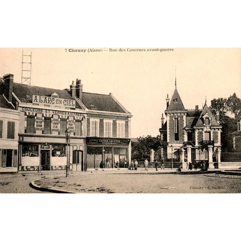 02300 – CHAUNY – RUE DES BASERNES VOR DEM KRIEG