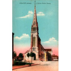 02300 - CHAUNY - L'EGLISE NOTRE-DAME