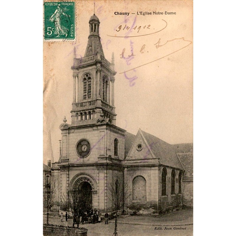 02300 - CHAUNY - L'EGLISE NOTRE-DAME