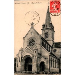 02300 – CHAUNY – DIE KIRCHE SAINT-MARTIN - 1926