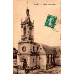 02300 - CHAUNY - L'EGLISE NOTRE-DAME